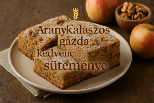 Aranykalászos gazda kedvenc süteménye borítókép